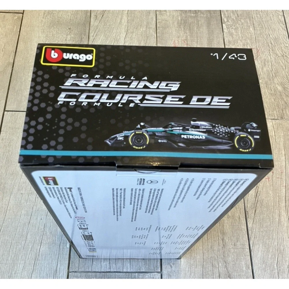 Burago 1:43 Scale Mercedes Benz Formula F1‎ Die Cast Racing Car 6-pack Set New